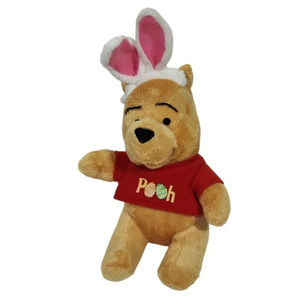 Disney Winnie The Pooh Plush Toy With Bunny Ears By Dan Dee Collectible Easter